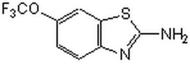 Riluzole A cell-permeable benzothiazole compound that potently inhibits glutamate release and blocks Na+ channels.