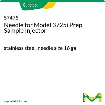 用于 3725i 型制备进样器的针头 stainless steel, needle size 16 ga