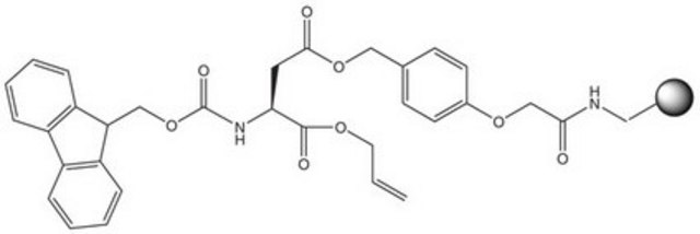 Fmoc-Asp(Wang resin LL)-OAll (100-200 mesh) Novabiochem&#174;