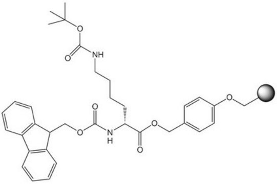 Fmoc-D-Lys(Boc)-Wang resin (100-200 mesh) Novabiochem&#174;