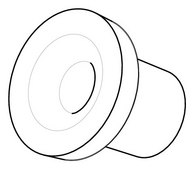 Male Luer Plug single, Fluidic 270, PP