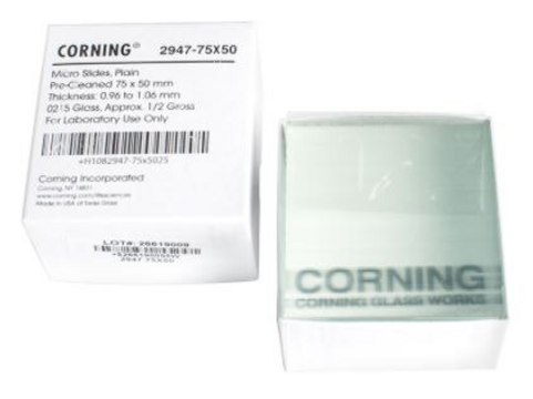 Corning&#174;光面显微镜载玻片 L × W 75&#160;mm × 50&#160;mm