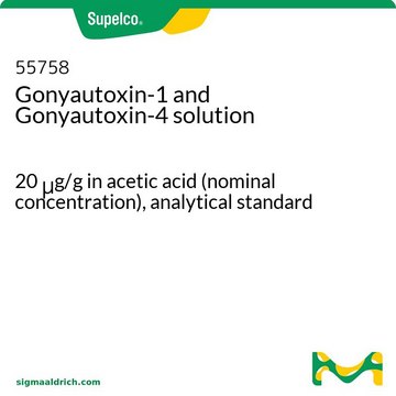 膝沟藻毒素-1和膝沟藻毒素-4 溶液 20&#160;&#956;g/g in acetic acid (nominal concentration), analytical standard