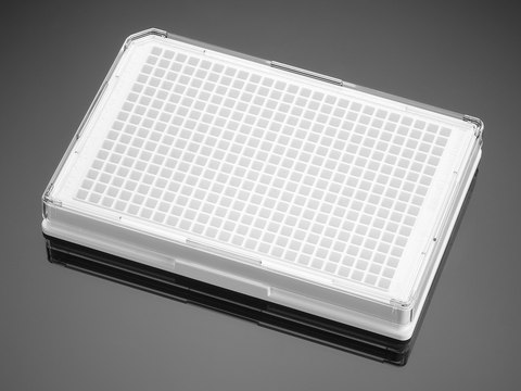 Corning® Falcon® Microplate wells, 384, Tissue Culture (TC)-treated surface, flat bottom white wells, sterile