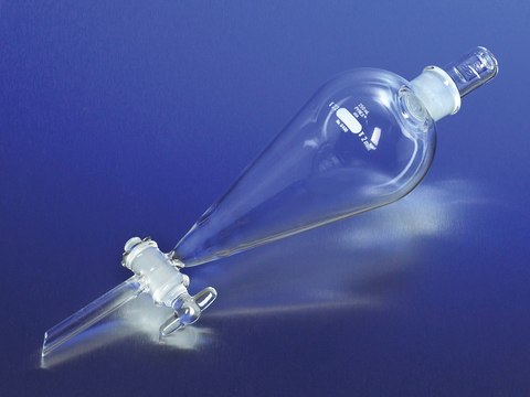 Pyrex&#174; Squibb separatory funnel, ST stopper, Rotaflo&#174; stopcock