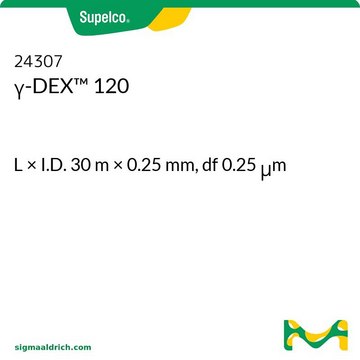 &#947;-DEX&#8482; 120 L × I.D. 30&#160;m × 0.25&#160;mm, df 0.25&#160;&#956;m