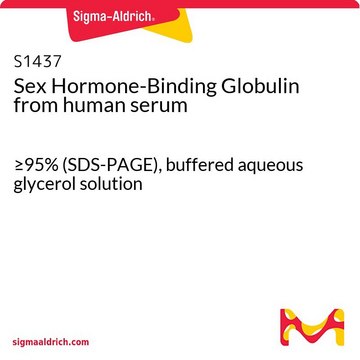 Sex Hormone-Binding Globulin 来源于人类血清 &#8805;95% (SDS-PAGE), buffered aqueous glycerol solution