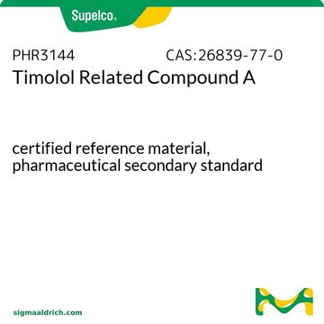 Timolol Related Compound A certified reference material, pharmaceutical secondary standard