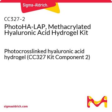 PhotoHA-LAP, Methacrylated Hyaluronic Acid Hydrogel Kit Photocrosslinked hyaluronic acid hydrogel (CC327 Kit Component 2)