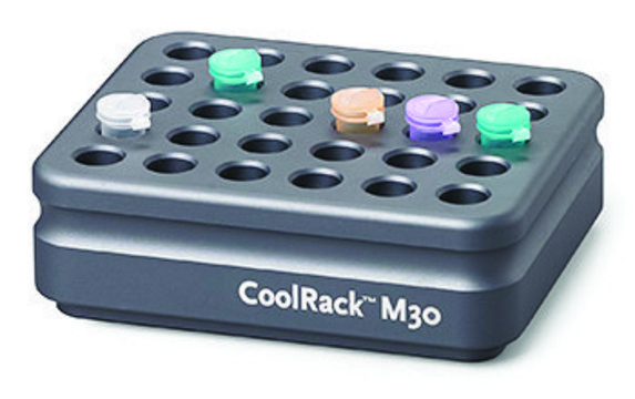 Corning&#174; CoolRack&#174; M30, capacity 30 x 1.5 or 2 mL microfuge tubes, gray