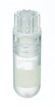 WHEATON&#174; CryoELITE&#174; cryovial with Loctagon&#8482; Vial Skirt and label patch round bottom polypropylene, capacity (1.2&#160;mL), internal thread, sterile; &#947;-irradiated