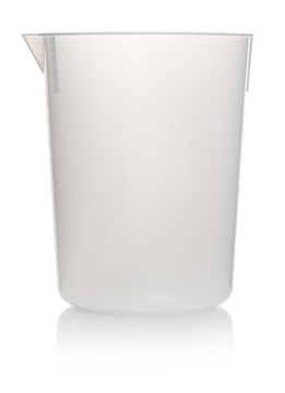 Azlon Tapered Beakers with Moulded Graduations polypropylene, capacity 2000&#160;mL