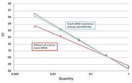Heat-labile Cod Uracil-DNA Glycosylase recombinant, expressed in E. coli, Triton-free
