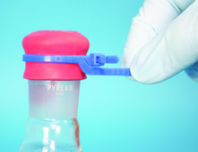 Wrap-it ties Tear away version, blue Nylon, L 6 in.