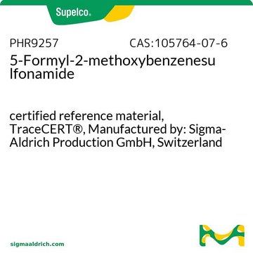 5-Formyl-2-methoxybenzenesulfonamide certified reference material, TraceCERT&#174;, Manufactured by: Sigma-Aldrich Production GmbH, Switzerland