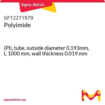 Polyimide (PI), tube, outside diameter 0.193mm, L 1000&#160;mm, wall thickness 0.019&#160;mm