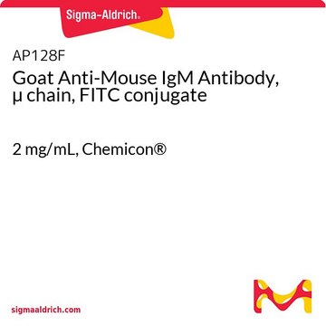 Goat Anti-Mouse IgM Antibody, &#181; chain, FITC conjugate 2&#160;mg/mL, Chemicon&#174;