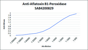 Anti-Aflatoxin B1-Peroxidase antibody produced in rabbit IgG fraction of antiserum