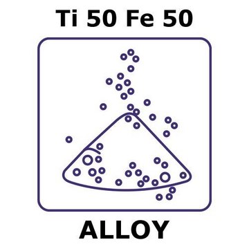 Titanium-iron powder, Ti50Fe50 powder, 150micron max. particle size, alloy pre-cursor, 200g