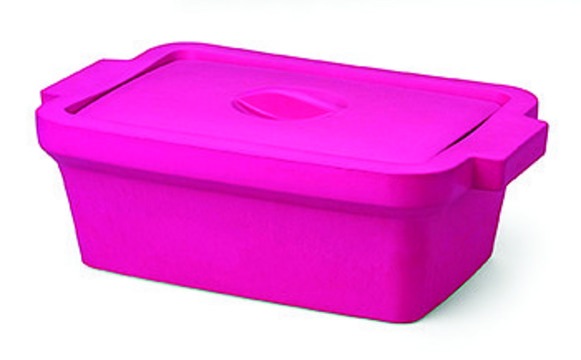 Corning&#174; Ice Pan, rectangular with lid midi, capacity 4L, pink