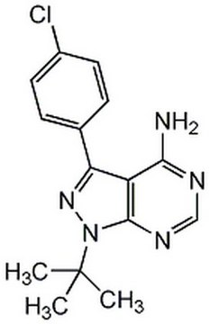 PP2 InSolution, &#8805;95%, 10 mM, reversible ATP-competitive inhibitor of the Src family of protein tyrosine kinases