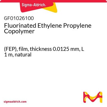 Fluorinated Ethylene Propylene Copolymer (FEP), film, thickness 0.0125&#160;mm, L 1&#160;m, natural