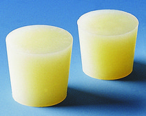 BRAND® stopper silicone, H 30 mm, top diam. 27 mm