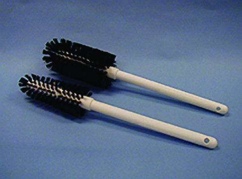 Laboratory brushes with PP handles Beaker, brush diam. × L 3&#160;in. × 6&#160;in.