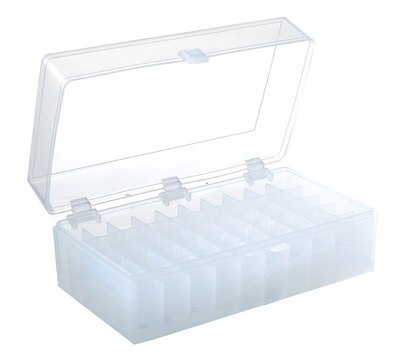 50-Well microtube storage box, for 1.5-2.0 mL tubes natural, polypropylene