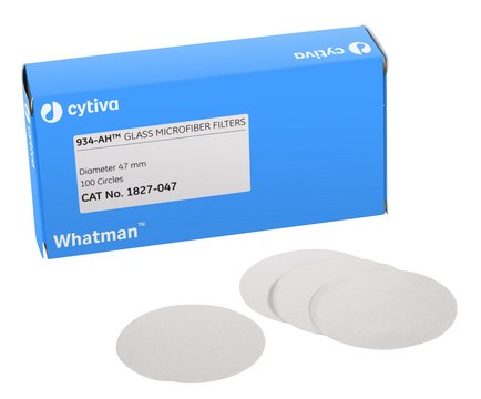 Whatman&#174; glass microfiber filters, Grade 934-AH&#174; circles, diam. 24&#160;mm