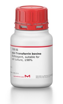 脱铁-转铁蛋白 牛 BioReagent, suitable for cell culture, &#8805;98%