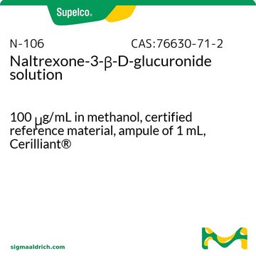 Naltrexone-3-&#946;-D-glucuronide solution 100&#160;&#956;g/mL in methanol, certified reference material, ampule of 1&#160;mL, Cerilliant&#174;