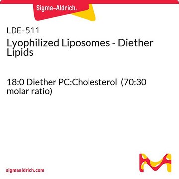 Lyophilized Liposomes - Diether Lipids 18:0 Diether PC:Cholesterol (70:30 molar ratio)