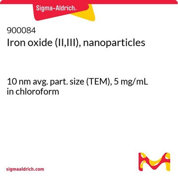 Iron oxide (II,III), nanoparticles 10&#160;nm avg. part. size (TEM), 5&#160;mg/mL in chloroform