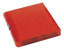 Premium Plus Slide Box to hold, 100 slide(s), translucent red acrylonitrile-butadiene-styrene (ABS)