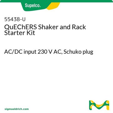 QuEChERS Shaker and Rack Starter Kit AC/DC input 230 V AC, Schuko plug