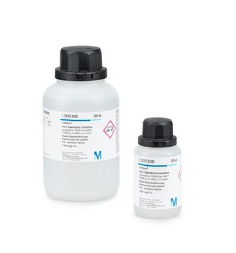 硅标准液 traceable to SRM from NIST SiO&#8322; in NaOH 0.5 mol/l 1000 mg/l Si Certipur&#174;