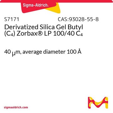 丁基衍生化硅胶 (C4) Zorbax&#174; LP 100/40 C4 40&#160;&#956;m, average diameter 100&#160;Å