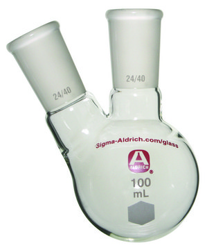 Aldrich&#174; two-neck round-bottom flask capacity 1,000&#160;mL, Joints: ST/NS 24/40 (2)