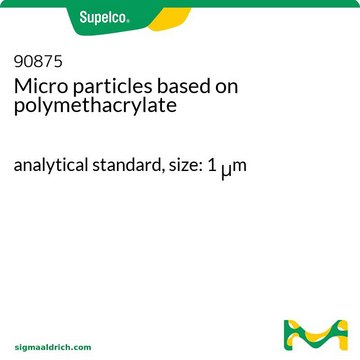 聚甲基丙烯酸酯微粒 analytical standard, size: 1 &#956;m