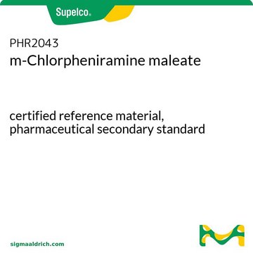 m-Chlorpheniramine maleate pharmaceutical secondary standard, certified reference material