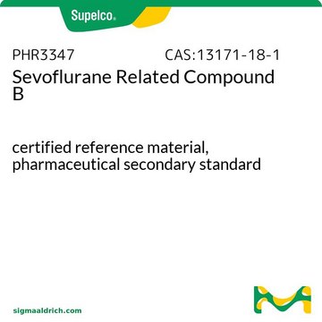 Sevoflurane Related Compound B certified reference material, pharmaceutical secondary standard