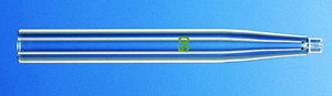 BRAND® spare burette tip for burette lengths 10 mL, clear borosilicate glass 3.3