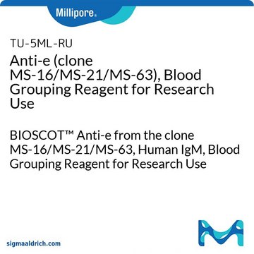 抗E抗体（克隆号MS-16/MS-21/MS-63），血型鉴定试剂，研究用 BIOSCOT&#8482; Anti-e from the clone MS-16/MS-21/MS-63, Human IgM, Blood Grouping Reagent for Research Use