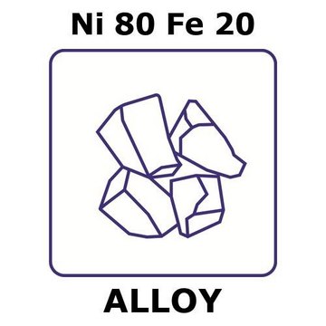 Nickel-iron alloy, Ni80Fe20 100g lump, 5mm max. lump size