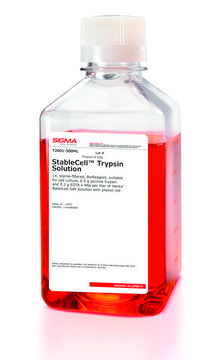 StableCell&#8482; Trypsin Solution 10X, sterile-filtered, BioReagent, suitable for cell culture, 5.0 g porcine trypsin and 2 g EDTA, 4Na per liter of 0.9% sodium chloride