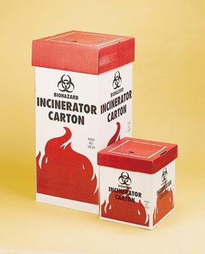 SP Bel-Art&#174; Benchtop Biohazard Incinerator Cartons width × H × L 196&#160;mm (8&#160;in.) × 10&#160;in. (254&#160;mm) × 8&#160;in. (196&#160;mm)