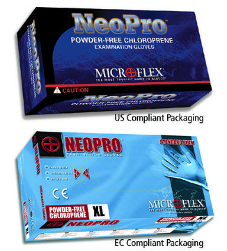 Microflex&#174; NeoPro&#174; powder-free chloroprene gloves size 6&#8209;6.5 S