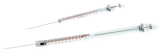 SGE 导向推杆注射器 5F-GP (fixed needle), volume 5&#160;&#956;L, SGE 001400, needle L × O.D. 50&#160;mm × 0.47&#160;mm, needle size 26 ga