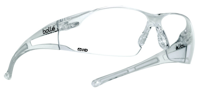 Bollé Rush safety spectacles, HD coated for perfect optical quality CE compliant